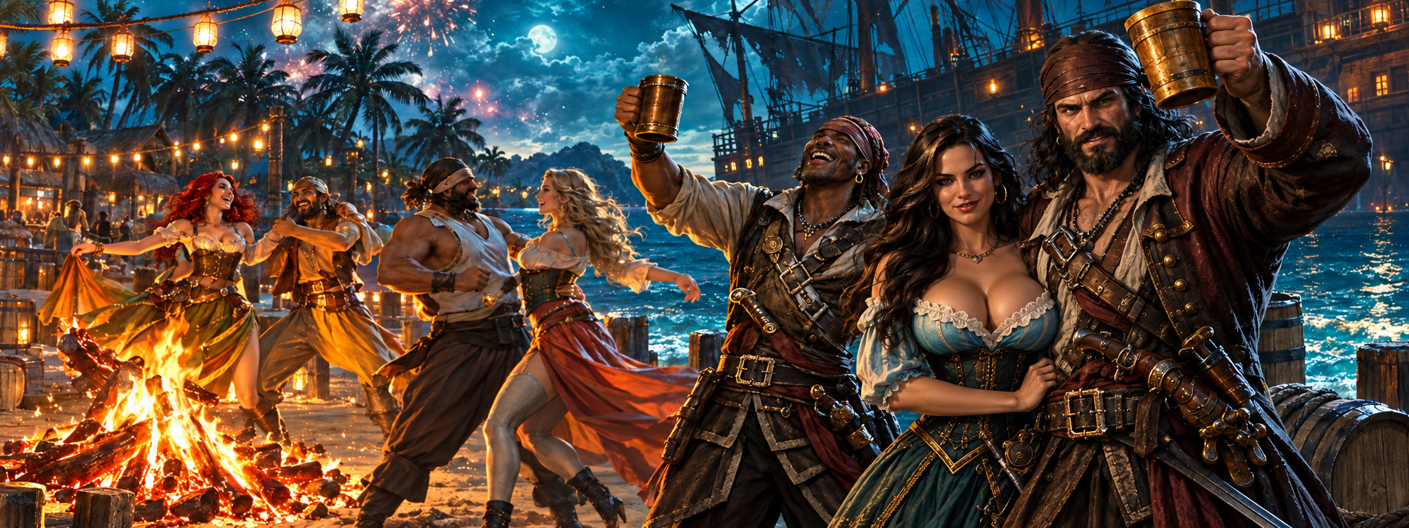 Пиратский праздник в гавани — PiratGo Online